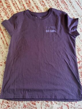 Girl’s Purple "You Go Girl" Graphic Tee